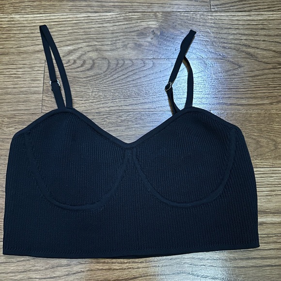 Knit Bustier with strap adjustment ring brand new - Picture 2 of 12